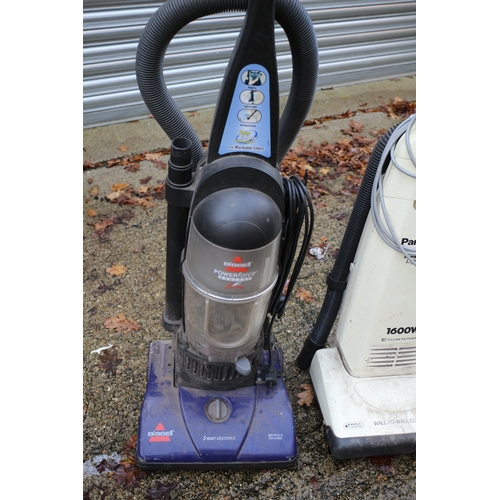 169 - Bissel Vacuum, Vax Carpet Cleaner and Panasonic 1600 Watt Vacuum