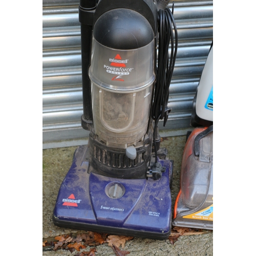 169 - Bissel Vacuum, Vax Carpet Cleaner and Panasonic 1600 Watt Vacuum