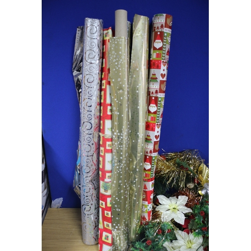 183 - Large Bundle of Christmas Items including Decorations / Paper