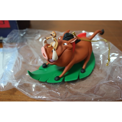 191 - Disney Christmas Magic Tree Ornament, Boxed, Timon & Pumba