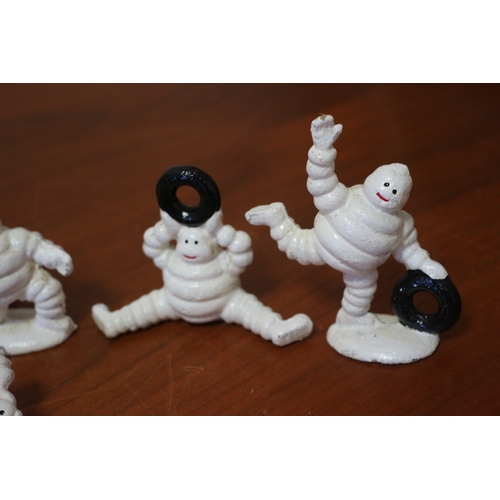 215 - Set of 6 Michelin Men Figures