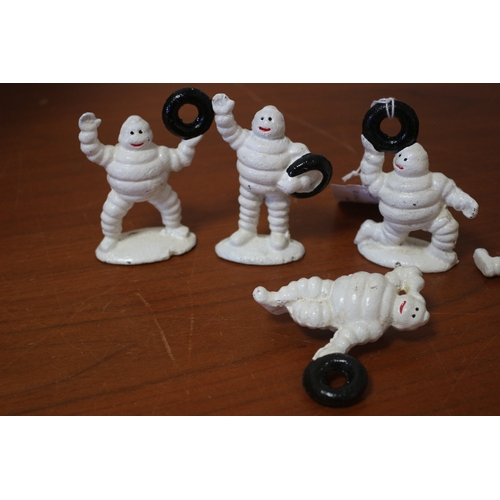 215 - Set of 6 Michelin Men Figures