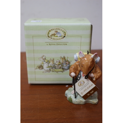 223 - Royal Doulton Brambly Hedge 'Mr Apple' DBH 53, Boxed