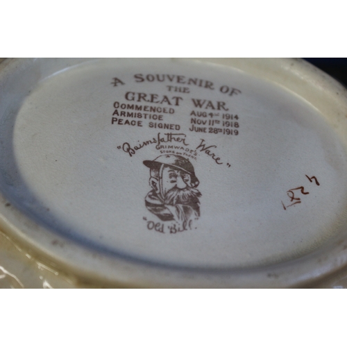 80 - A Souvenir of The Great War 'Bainsfather Ware' Grimwades