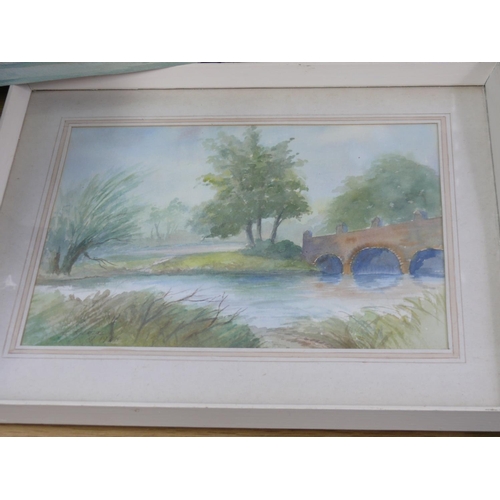 354 - 6x Signed watercolours