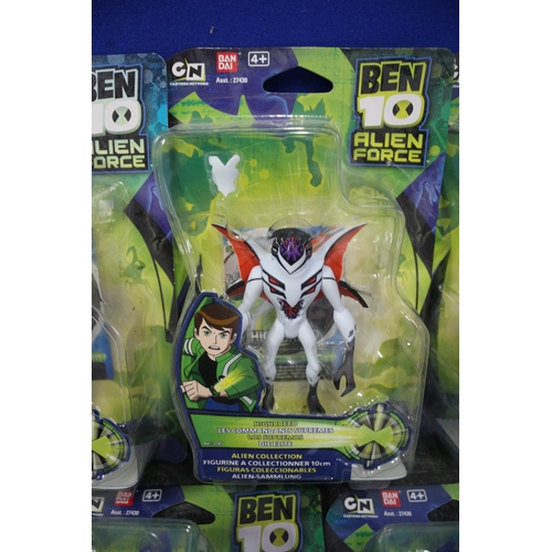 13 - Set of 6 Ben 10 Force Figures, New in Boxes