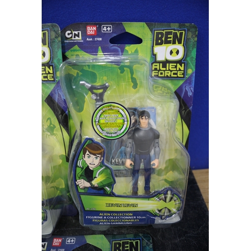 13 - Set of 6 Ben 10 Force Figures, New in Boxes