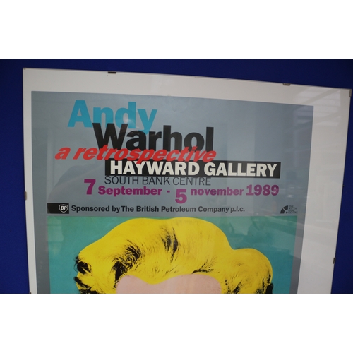 23 - Andy Warhol 'A Retrospective' Hayward Gallery Poster