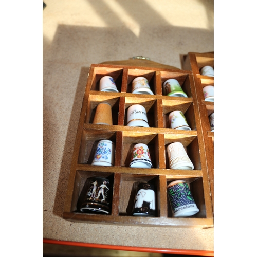 41 - Bundle of Thimbles, Some in Holders