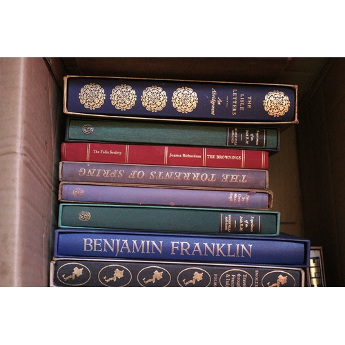 45 - Box of Folio Society Books