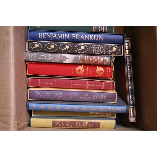 45 - Box of Folio Society Books