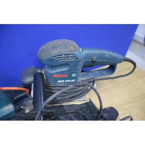 5 - Bosch Sander, Black and Decker Planer and Angle Grinder, Working Condition