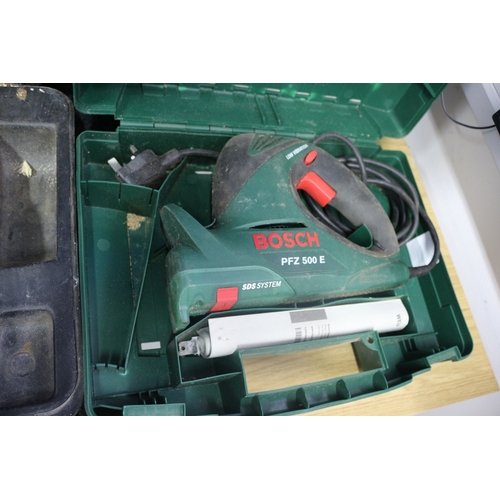 9 - Power Plus Electric Screwdriver , Dewalt Drill and Bosch PFZ 500E Multisaw