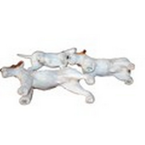 161 - Royal Doulton Dogs, Rough Haired Terrier, C.H, Crackley No.1014 Plus a Rare Sealyham Terrier - HN103... 