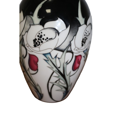 438 - Moorcroft Talwin Vase by Nicola Slaney, 18cm Tall x 12cm Dia, 2014 piece