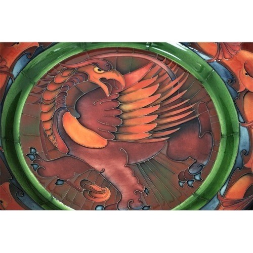 170 - Very Rare and Something Very Special- Very Large Extremely Limited Edition Moorcroft Flambe Wyvern/D... 