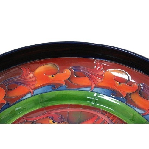 170 - Very Rare and Something Very Special- Very Large Extremely Limited Edition Moorcroft Flambe Wyvern/D... 