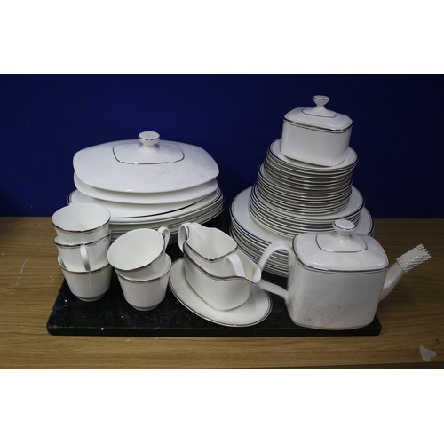 109 - Royal Doulton Fine China Dinnerware Set Including Trio's, 46 Pieces