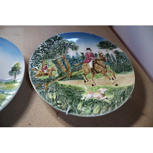 521 - 2 Large West German Plates