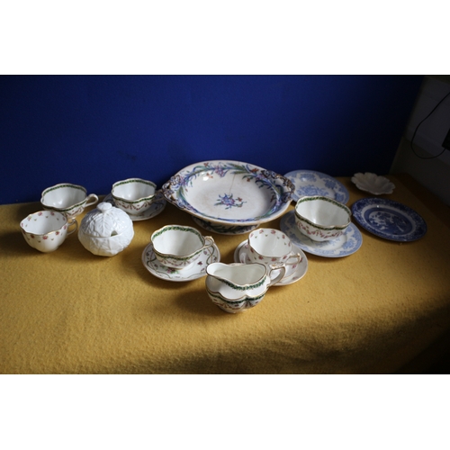 34 - MIXED LOT OF CHINA INCLUDING COALPORT, A/F BURLEIGH