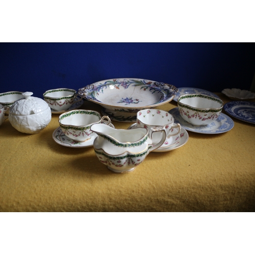 34 - MIXED LOT OF CHINA INCLUDING COALPORT, A/F BURLEIGH