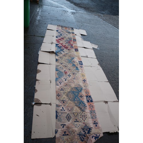 535 - VINTAGE TURKISH KILIM RUNNER RUG