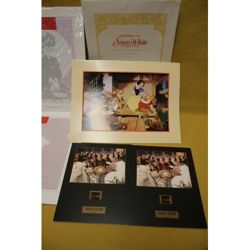 16 - Selection of 'Chapter' Pictures plus Snow White Exclusive Collection Commemorative Lithograph plus B... 