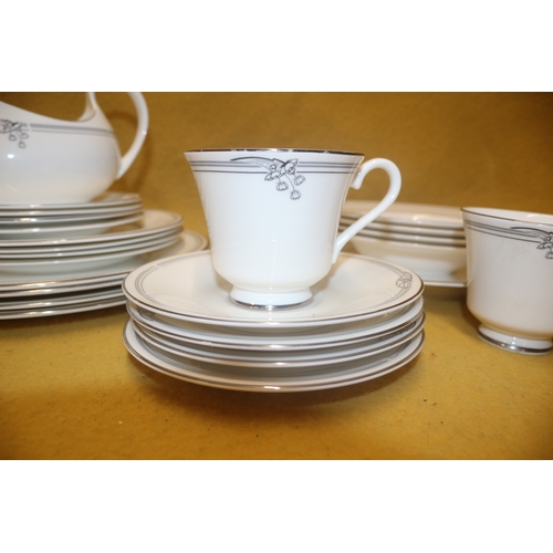 30 - Royal Doulton Fine Bone China Andante Part Dinner / Tea Set - 24 Pieces