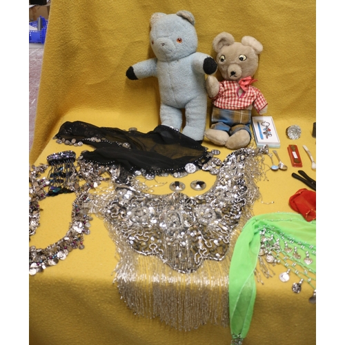 5 - Nice Selection of Mixed Interesting Items including Vintage Metal Ware, Teddies, Turkish Belly Danci... 