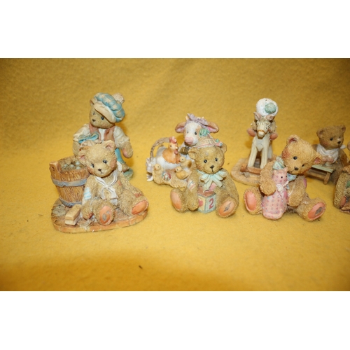 51 - Collection of Cherished Teddies plus a Geddies Bear