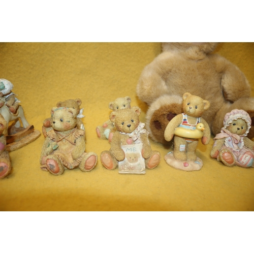 51 - Collection of Cherished Teddies plus a Geddies Bear