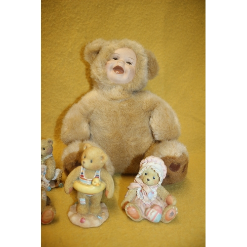 51 - Collection of Cherished Teddies plus a Geddies Bear