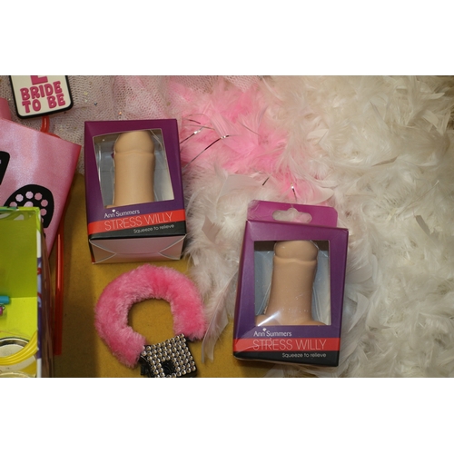 66 - Large Selection of Hen Night Items, Mainly New