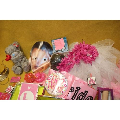 66 - Large Selection of Hen Night Items, Mainly New