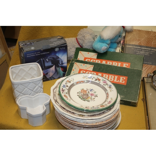 70 - Large Mixed Lot of Interesting Items including Plates, Books, Toys and More