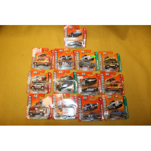 76 - 13 x Matchbox Cars in Packaging