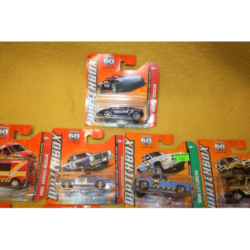 76 - 13 x Matchbox Cars in Packaging