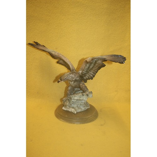 245 - Believed to be a Giuseppe Armani Eagle Figure Signed - Approx. 30cm Tall on Plinth