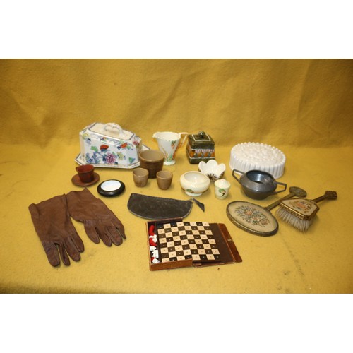 257 - Mixed Lot of Interesting Vintage Items including Royal Doulton, Burliegh and Jersey Pottery