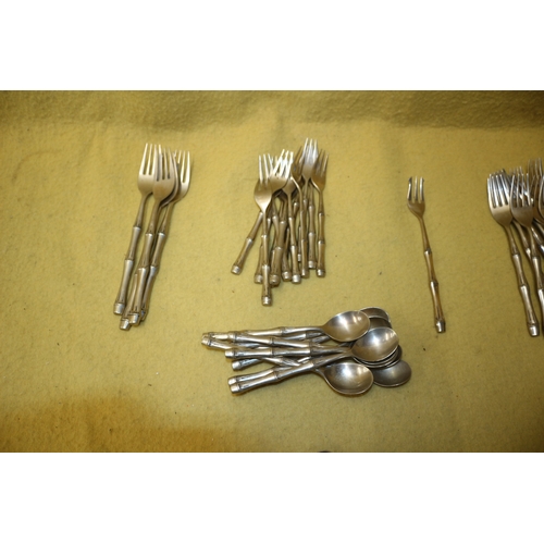 29 - Selection of Bronze Forks, (Various Sizes), Spoons, (Various Sizes) and a Pickle Fork - All in the S... 