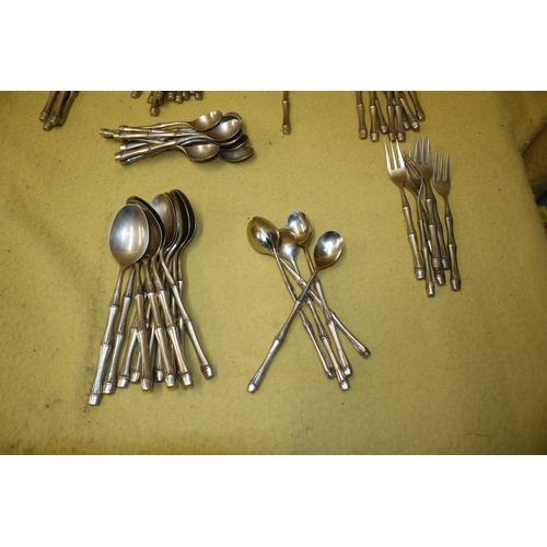 29 - Selection of Bronze Forks, (Various Sizes), Spoons, (Various Sizes) and a Pickle Fork - All in the S... 