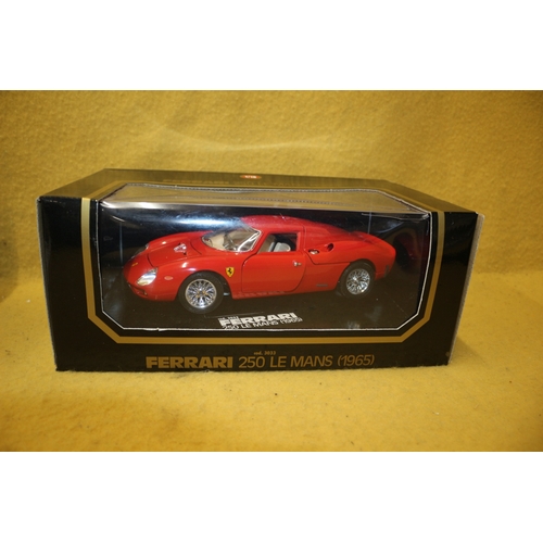 46 - Boxed Burago Ferrari 250 Le Mans 1:18 Scale Die Cast Model Car