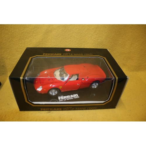 46 - Boxed Burago Ferrari 250 Le Mans 1:18 Scale Die Cast Model Car