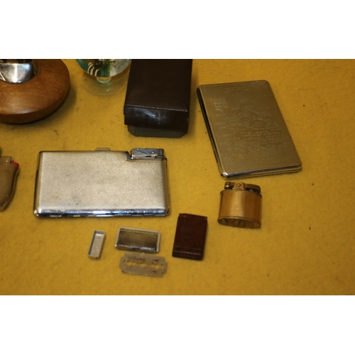 6 - Nice Selection of Vintage Pocket and Table Lighters including Ronson, Calibri and Others