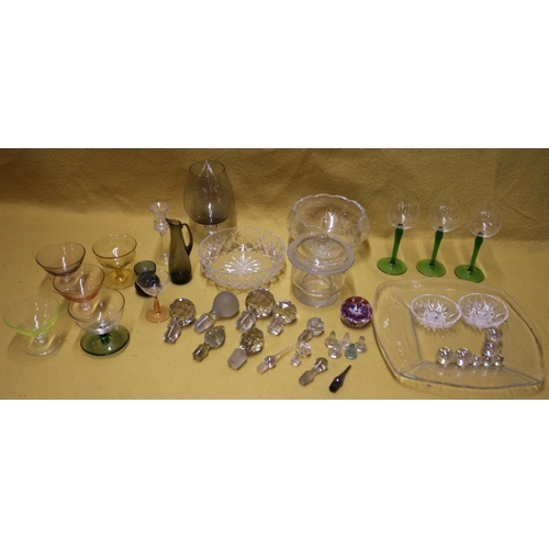 294 - Nice Selection of Glassware, some Vintage, including Crystal, Caithness, German, Paperweight and Col... 