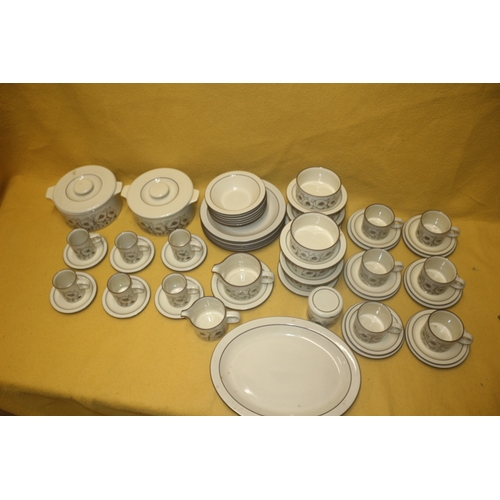 307 - Very Large, 60+ Pieces, Hornsea 'Cornrose' Pattern Set including Tea Cup and Saucers, Soup Bowls wit... 