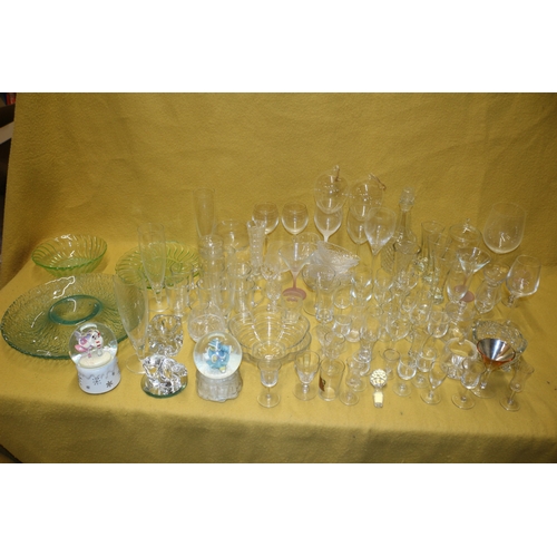 310 - Large Selection of Glassware including Polar Bear, Snow Globes and more