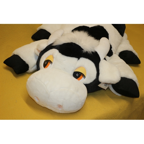 339 - Large Soft Toy Cow - 115cm Long - Like New