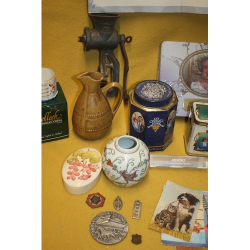 340 - Nice Mixed Lot of Royal Commemorative Items including a Boxed Belleck Cup and Lots of Other Interest... 