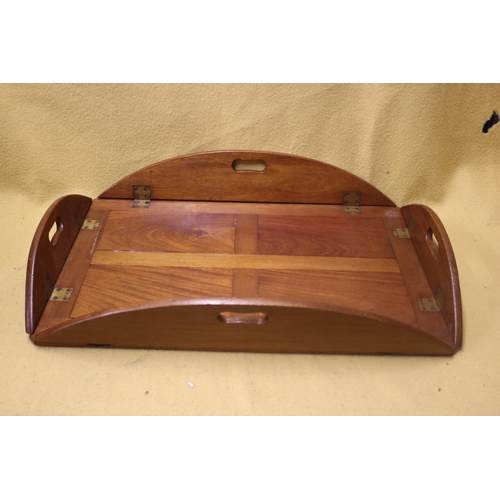 349 - Vintage Butlers Serving Tray with Folding Ends and Sides